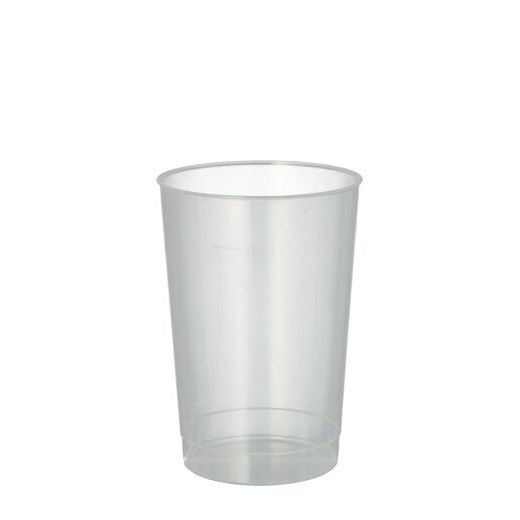 Plastbägare Transparent Diskbara 20cl / 40