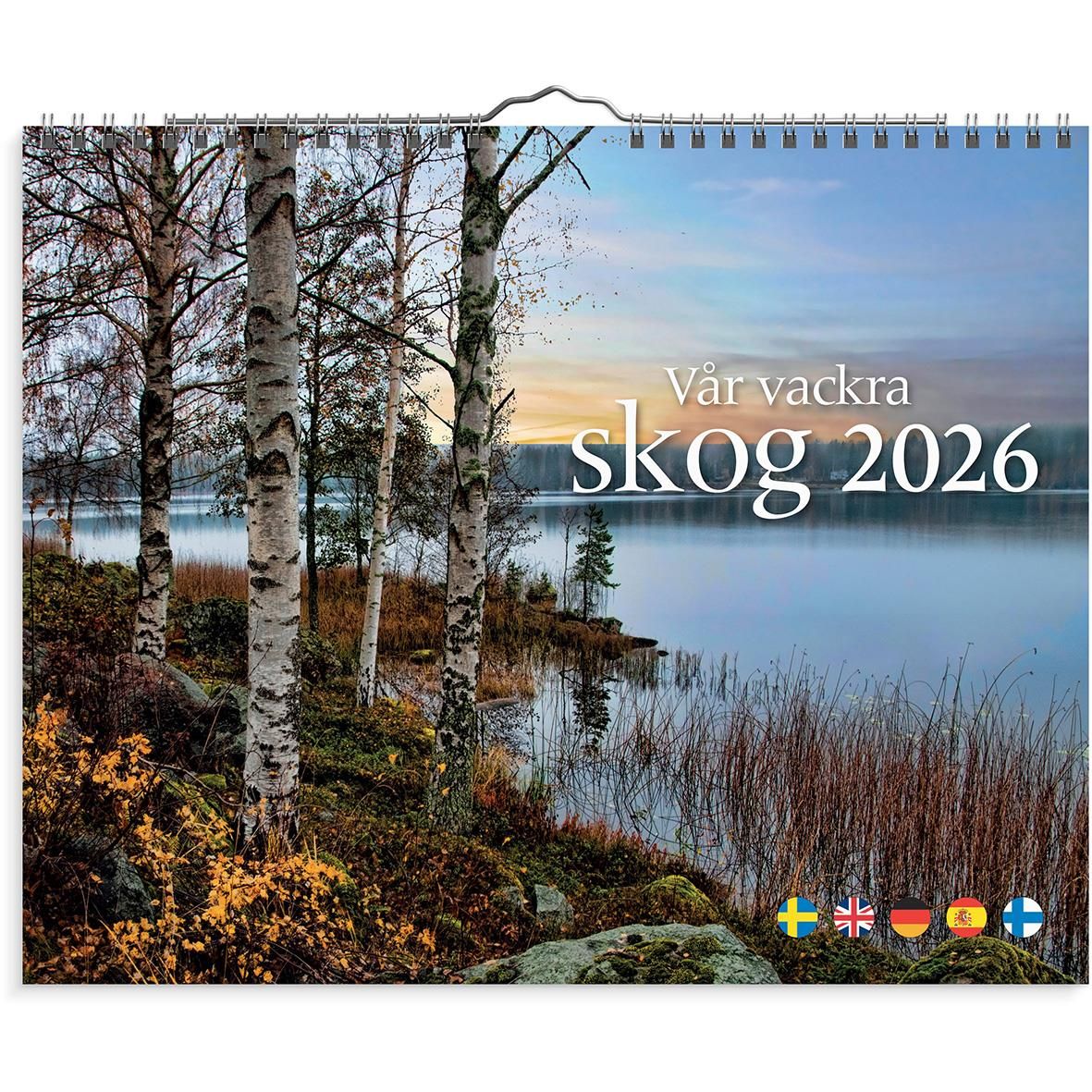 Väggkalender Vår vackra skog - 1735