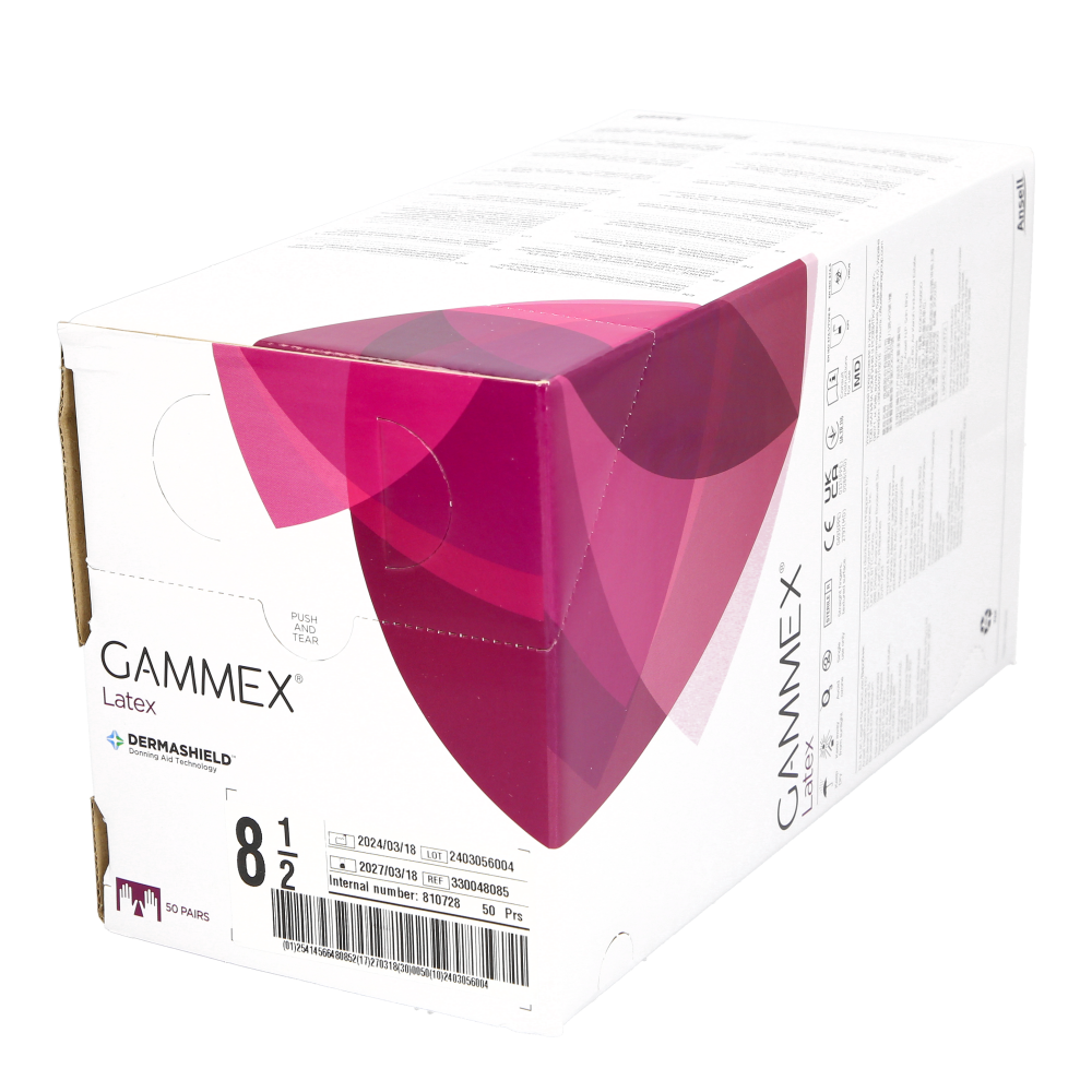 Op-Handske Gammex Latex Storlek 8,5 / 50