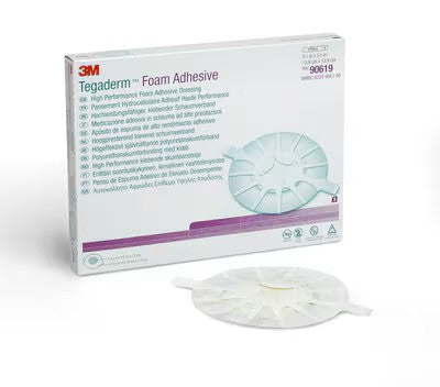 Tegaderm Foam Adhesive Runt häl 13,97 x 13,97cm / 5