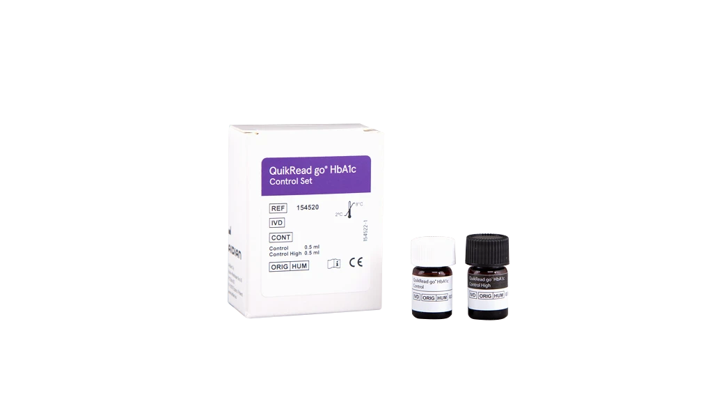 QuikRead go HbA1c Kontroll 0,5ml / 2