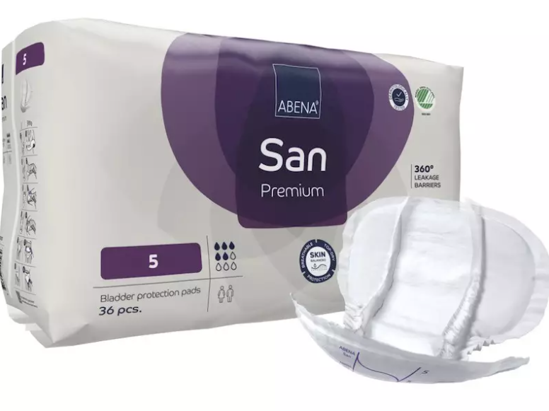 Inkontinensskydd Abena San Stl.5 28 x 54cm 1158ml / 36