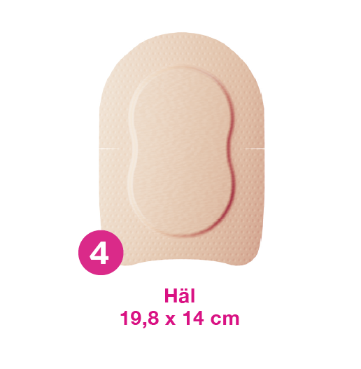 Aquacel Foam Pro Heel 19,8 x 14 cm / 10