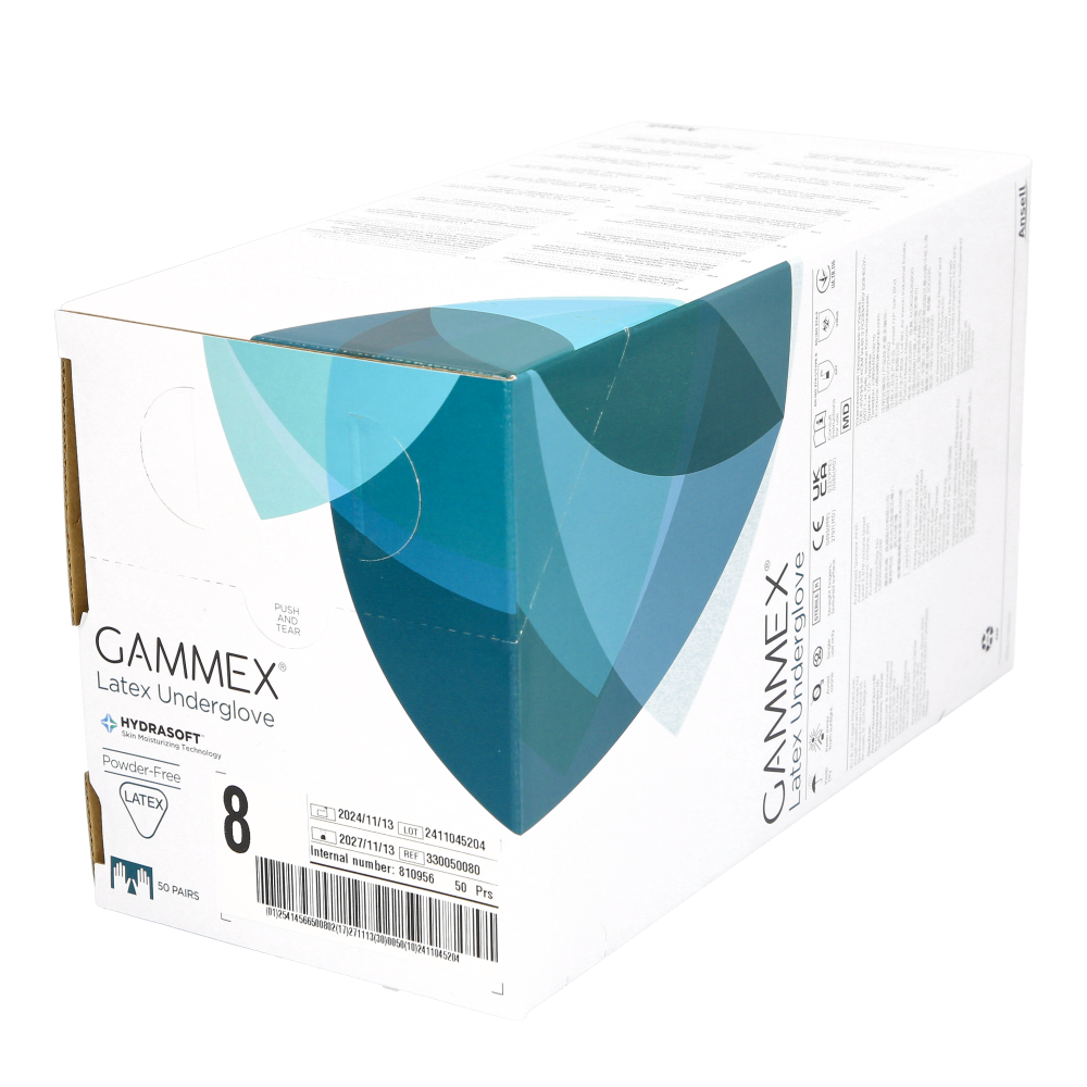 Op-Handske Gammex Latex Underglove Storlek 8,0 / 50