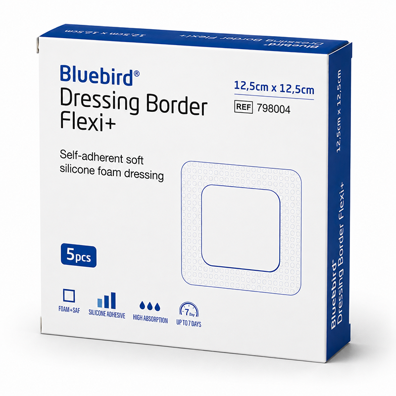 Bluebird Silicone Foam Dressing Border Flexi+ 12,5 x 12,5cm / 5