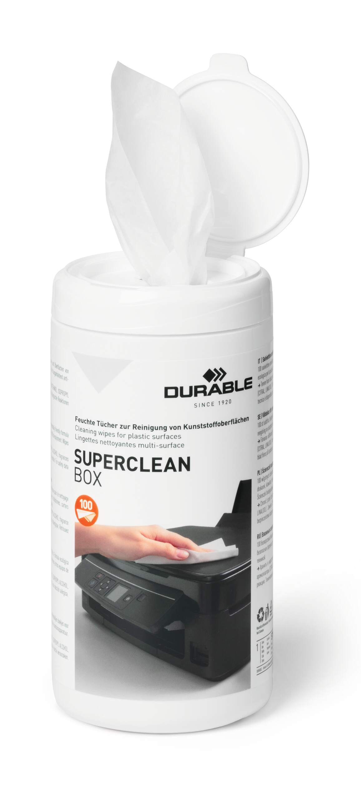Rengöringsduk Våtservett Skärm Durable Superclean