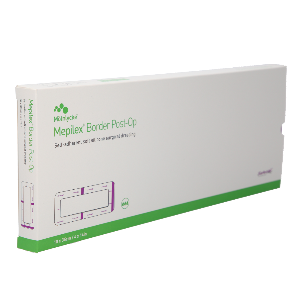 Mepilex Border Post-Op 10 x 35cm / 5
