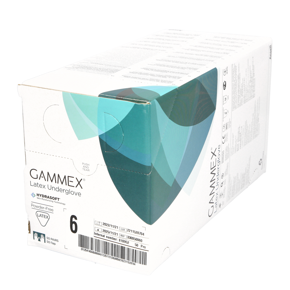 Op-Handske Gammex Latex Underglove Storlek 6,0 / 50