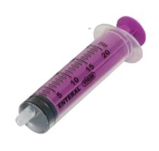 Enteralspruta Nutrisafe 2 Flergångs 20ml / 80