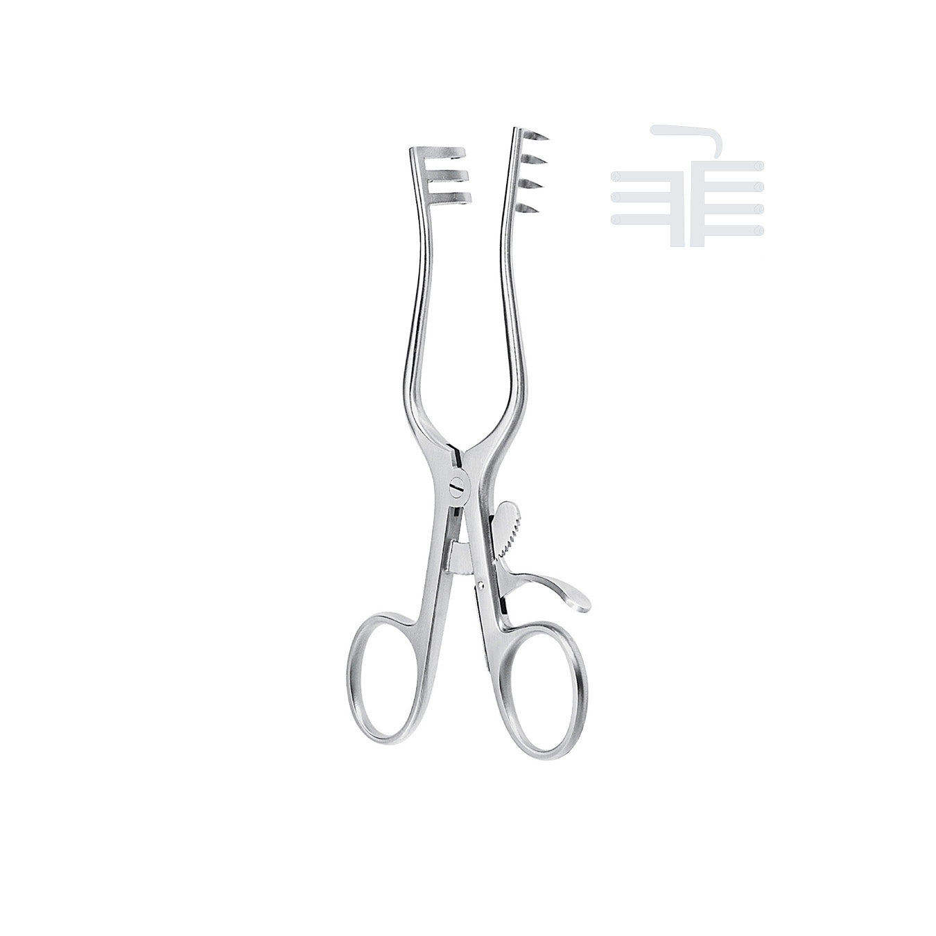 Sårspridare Självhållande Weitlaner Trubbig 3x4T 16,5cm