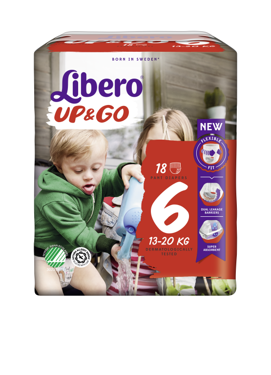 Libero Blöja Up&Go Storlek 6 13-20kg / 18