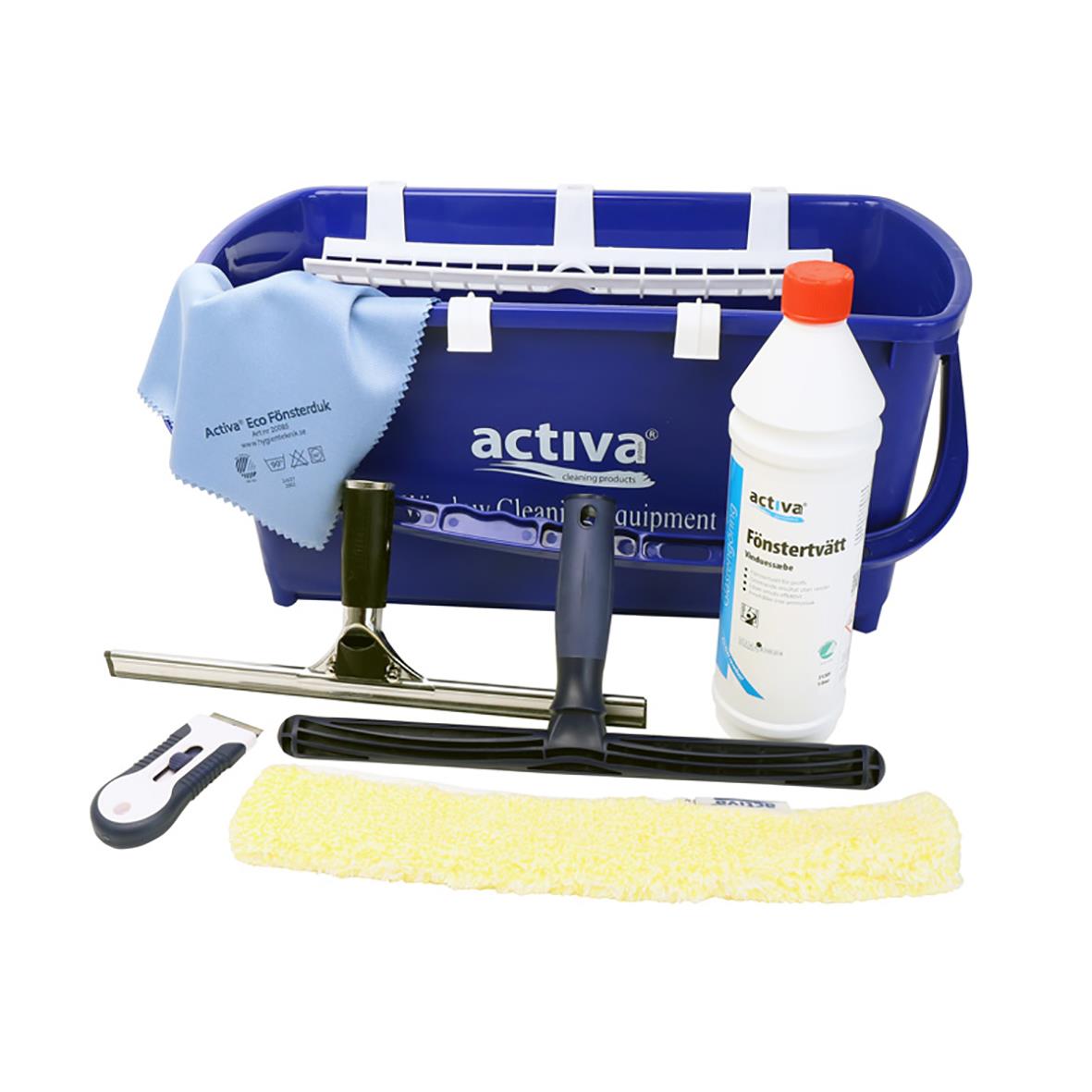Fönsterputskit Activa komplett