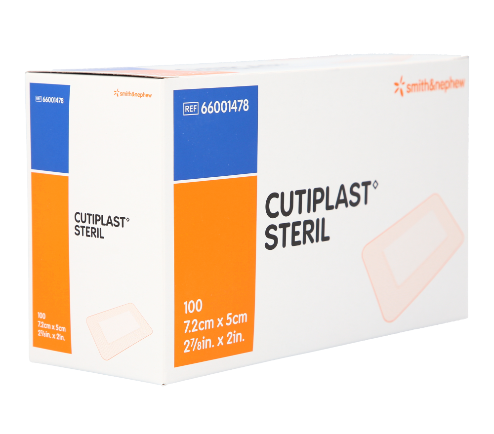 Cutiplast Non-Woven Förband 5 x 7,2cm / 100