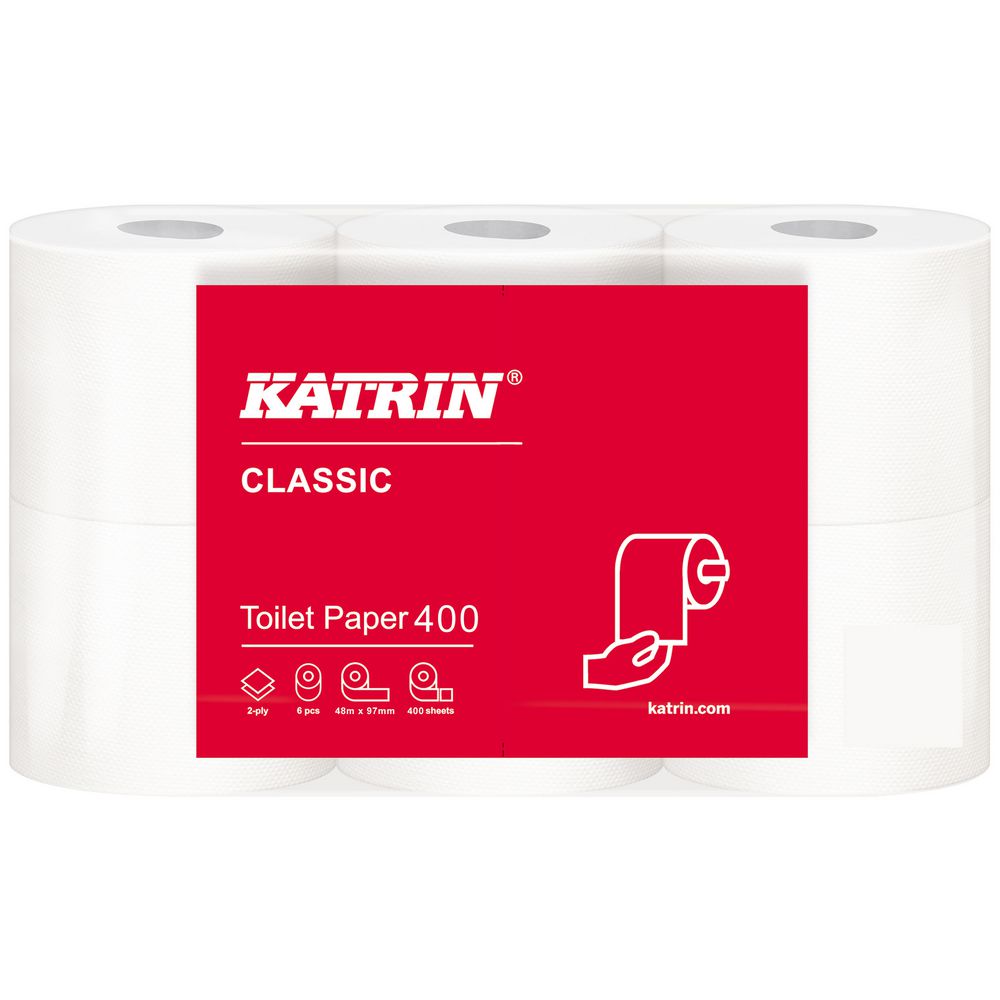 Toalettpapper Katrin Classic 400 2-lager 48m / 42