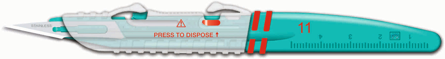 Skalpell/Kniv Kiato Säkerhet Engångs Steril Nr11 / 10
