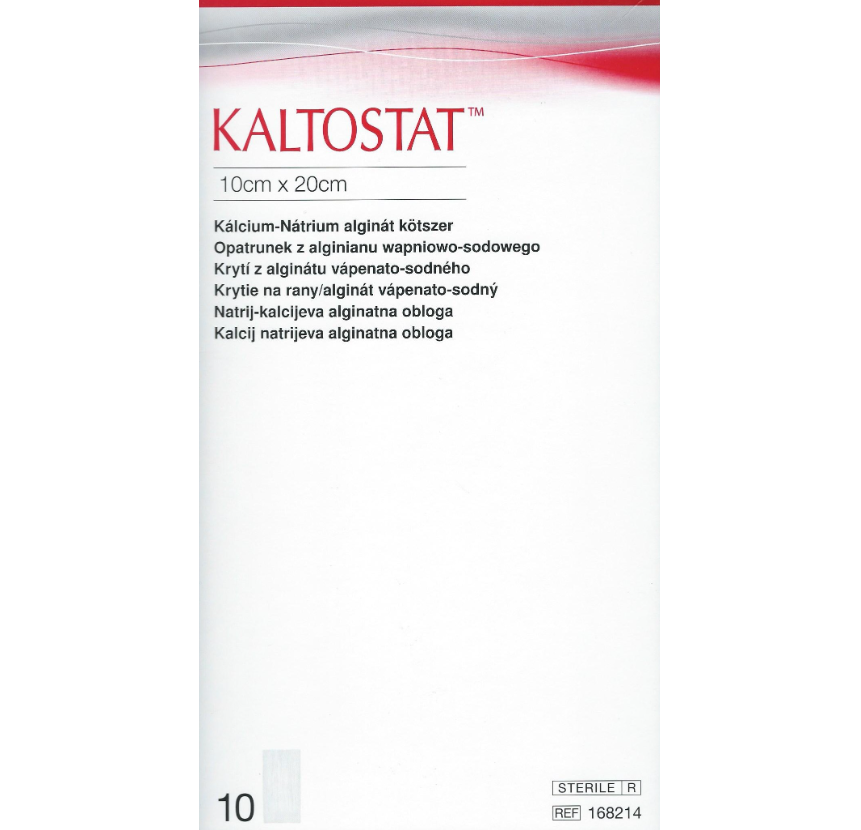 Kaltostat Alginatbandasje 10 x 20 cm / 10