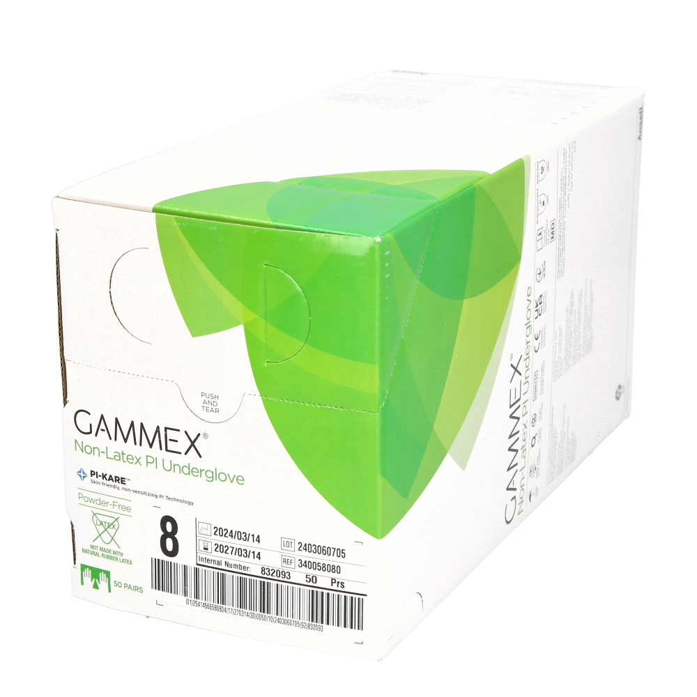 Op-Handske Gammex Non-Latex PI Underglove Storlek 8,0 / 50