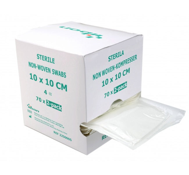 Kompress NonWoven 2-pack Steril 10 x 10cm 4-Lag / 140