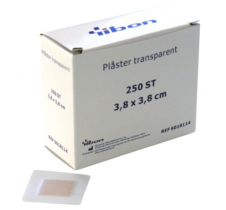 Plåster Transparent 38 x 38mm / 250