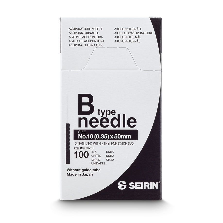 Akupunkturnål Seirin Typ B 0,35 x 50mm / 100