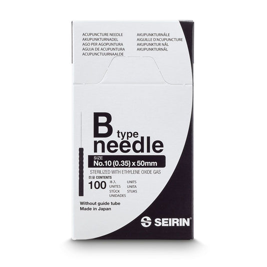 Akupunkturnål Seirin Typ B 0,35 x 50mm / 100