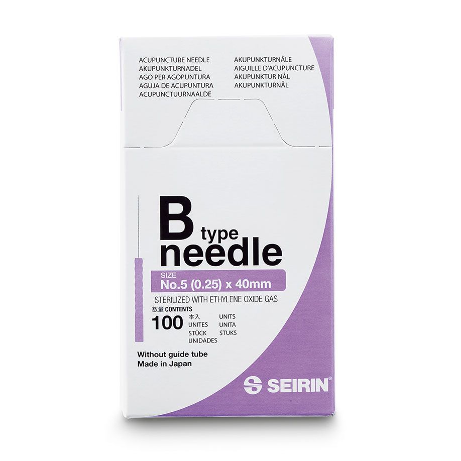 Akupunkturnål Seirin Typ B 0,25 x 40mm / 100