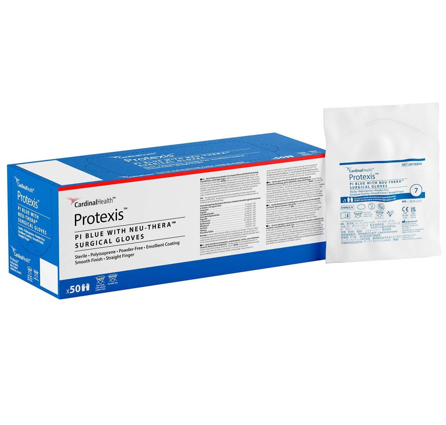 Op-Handske Protexis Blå Neu-Thera Storlek 5,5 / 50