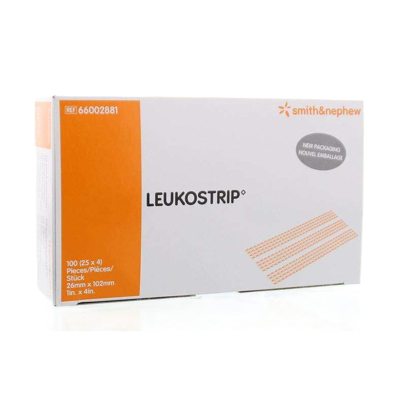 Leukostrip Suturtejp 26 x 102mm / 100