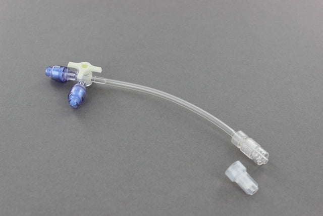 Trevägskran Steritex 15cm Slang Self-Lock