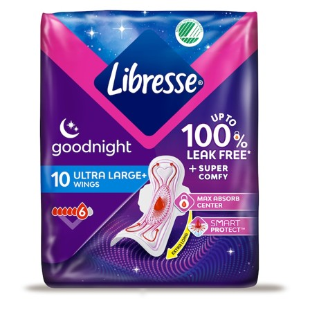 Binda Libresse Goodnight Ultra Large+ Wings / 10