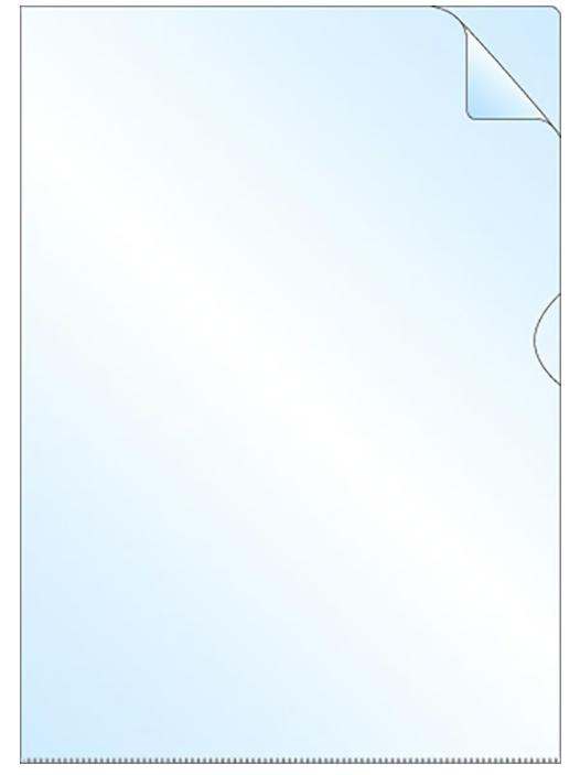 Aktmapp PP 0,09mm klar A4 / 100