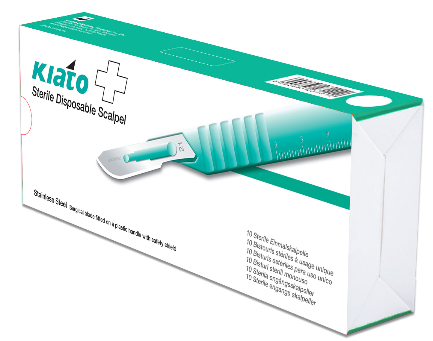Skalpell/Kniv Kiato Engångs Steril Nr21 / 10