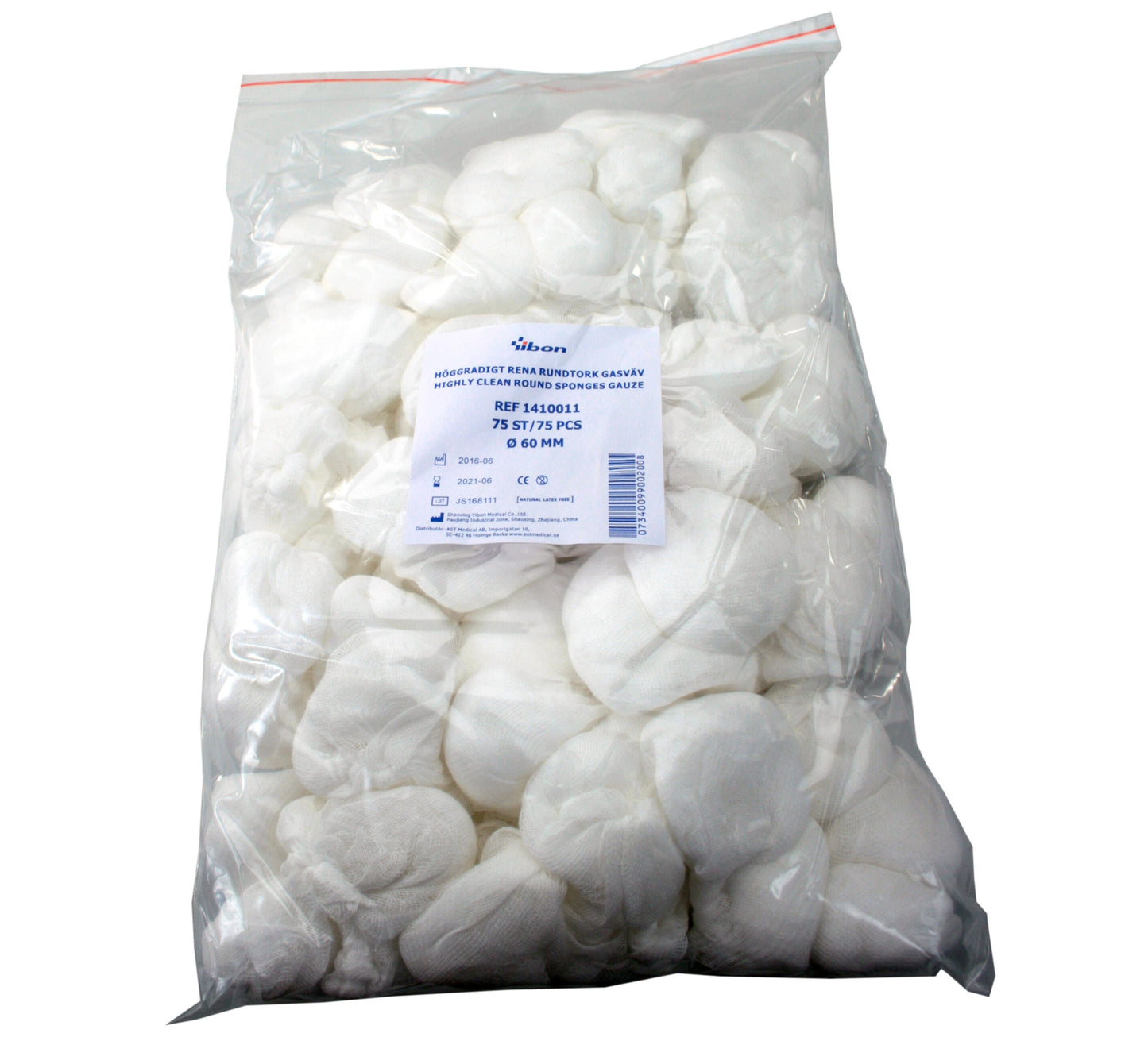 Rundtork Gasväv 60mm / 75