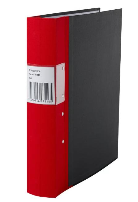 Gaffelpärm A4 60mm Röd