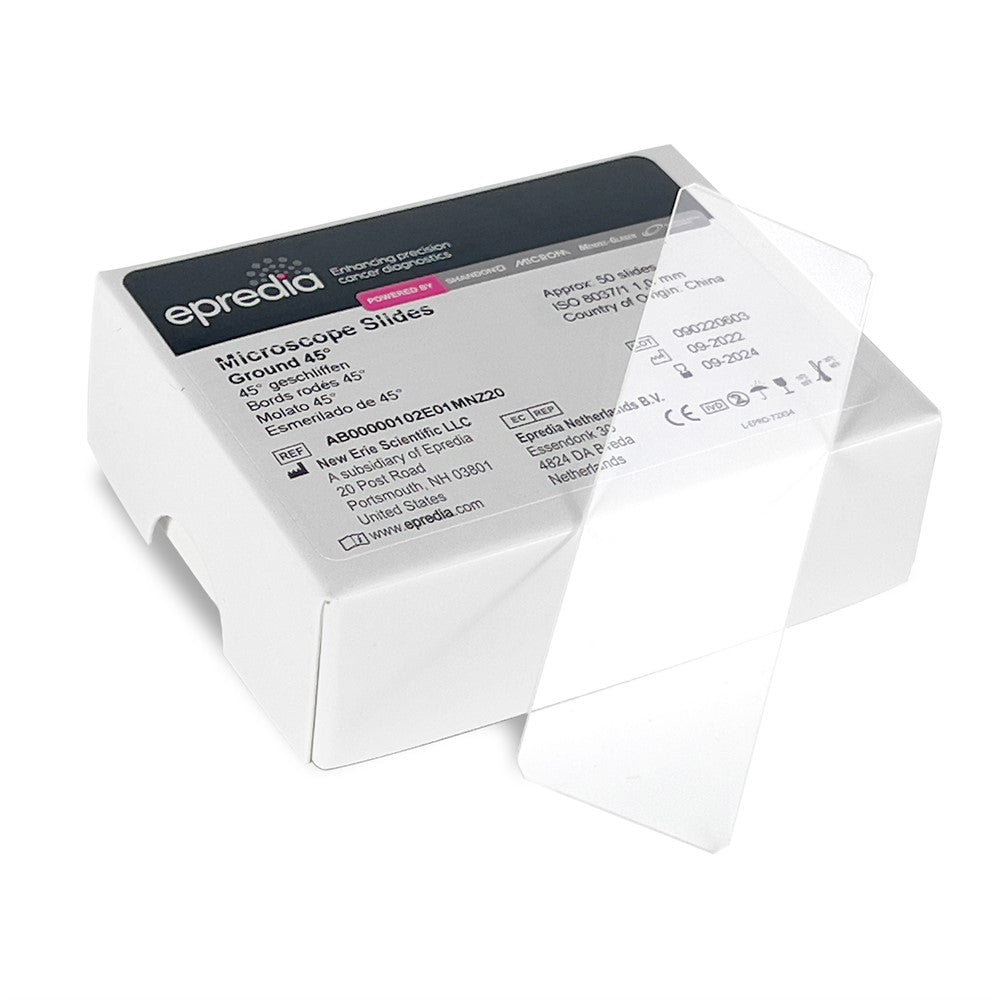 Objektglas Slipade 45° utan mattfält 76 x 26 x 1mm / 50