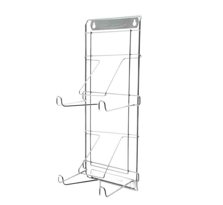 Handskhållare i Rostfritt öppen sida 2-fack