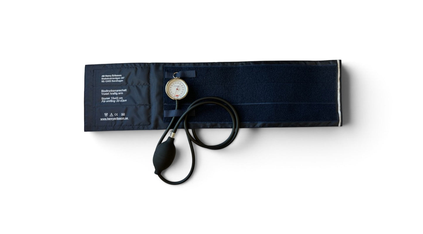 Blodtrycksmätare med Dosmanometer 2-slang 15 x 43cm