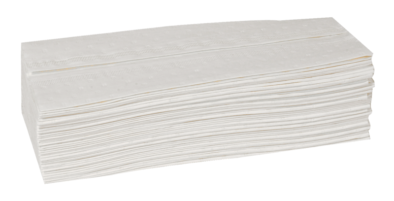 Tvättlapp Papper 6-lager C-vikt 19 x 25cm / 1000