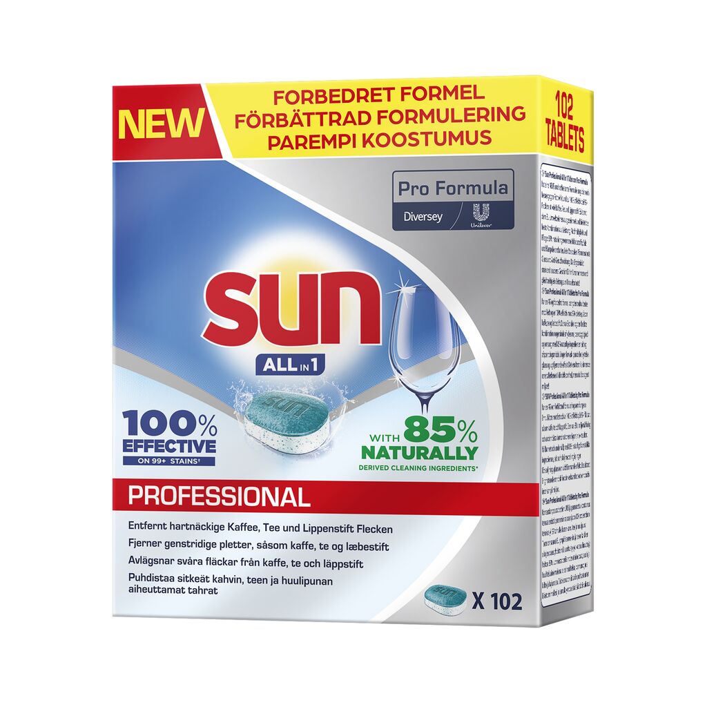 Maskindiskmedel Sun Professional Tabletter / 102