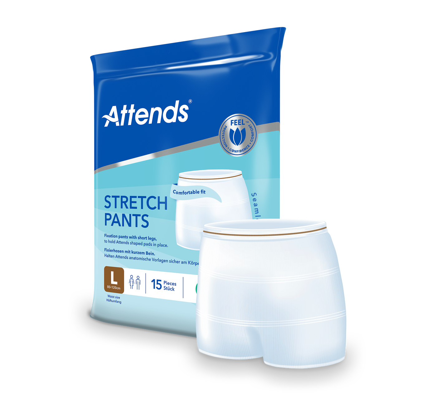 Fixeringsbyxa Attends Stretch Pants L / 15