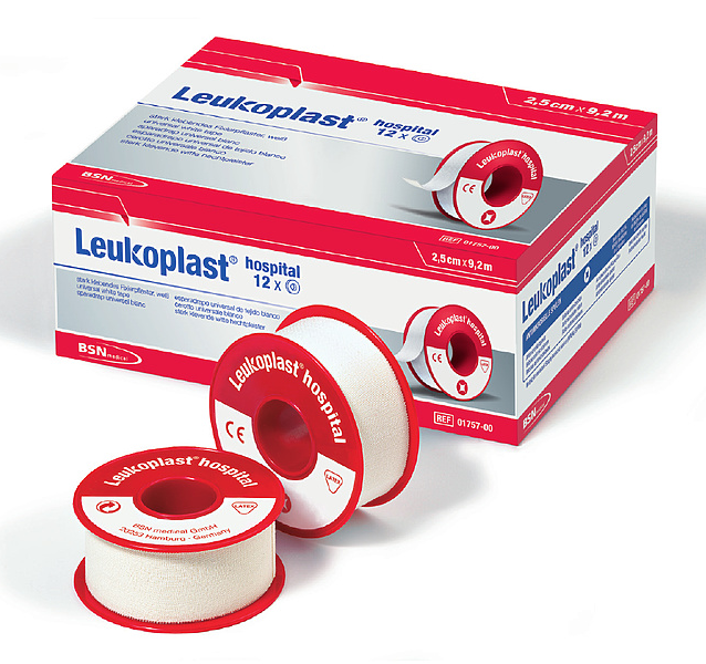 Leukoplast Hospital Vit 2,5cm x 9,2m / 12