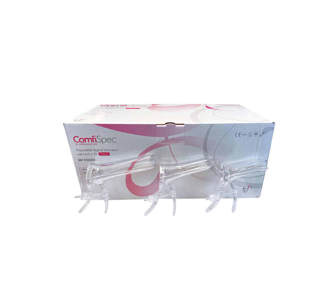 Vaginalspekula Comfispec Självhållande Combipack Steril / 25