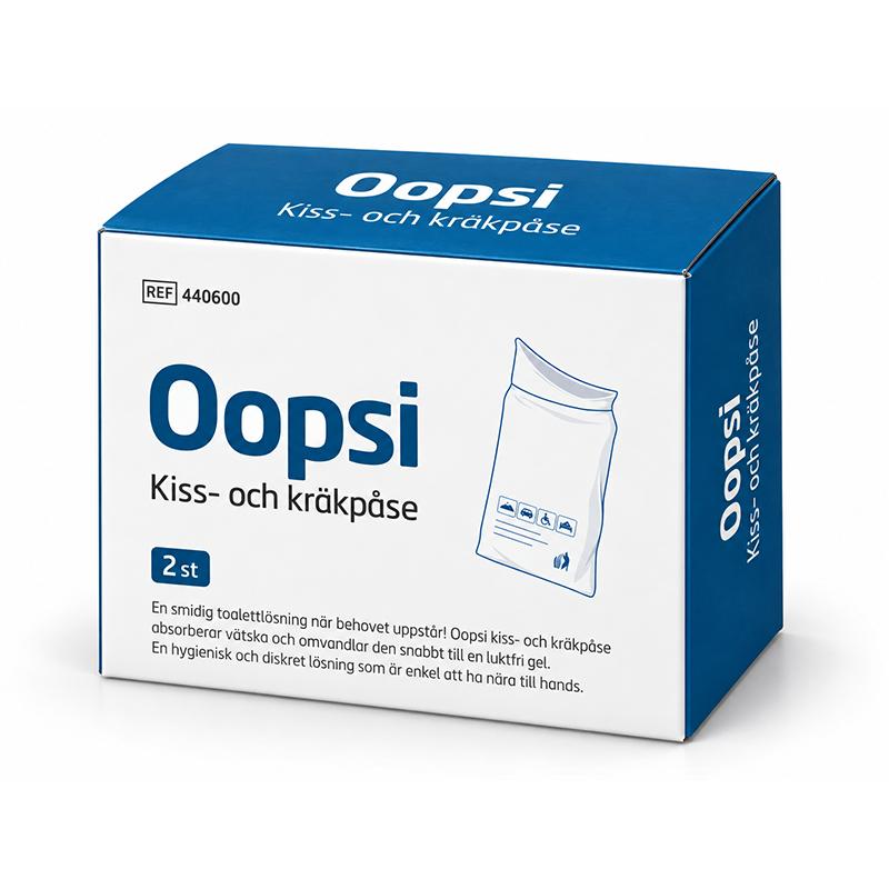 Woopi superabsorberende tiss- og bæsjepose / 100