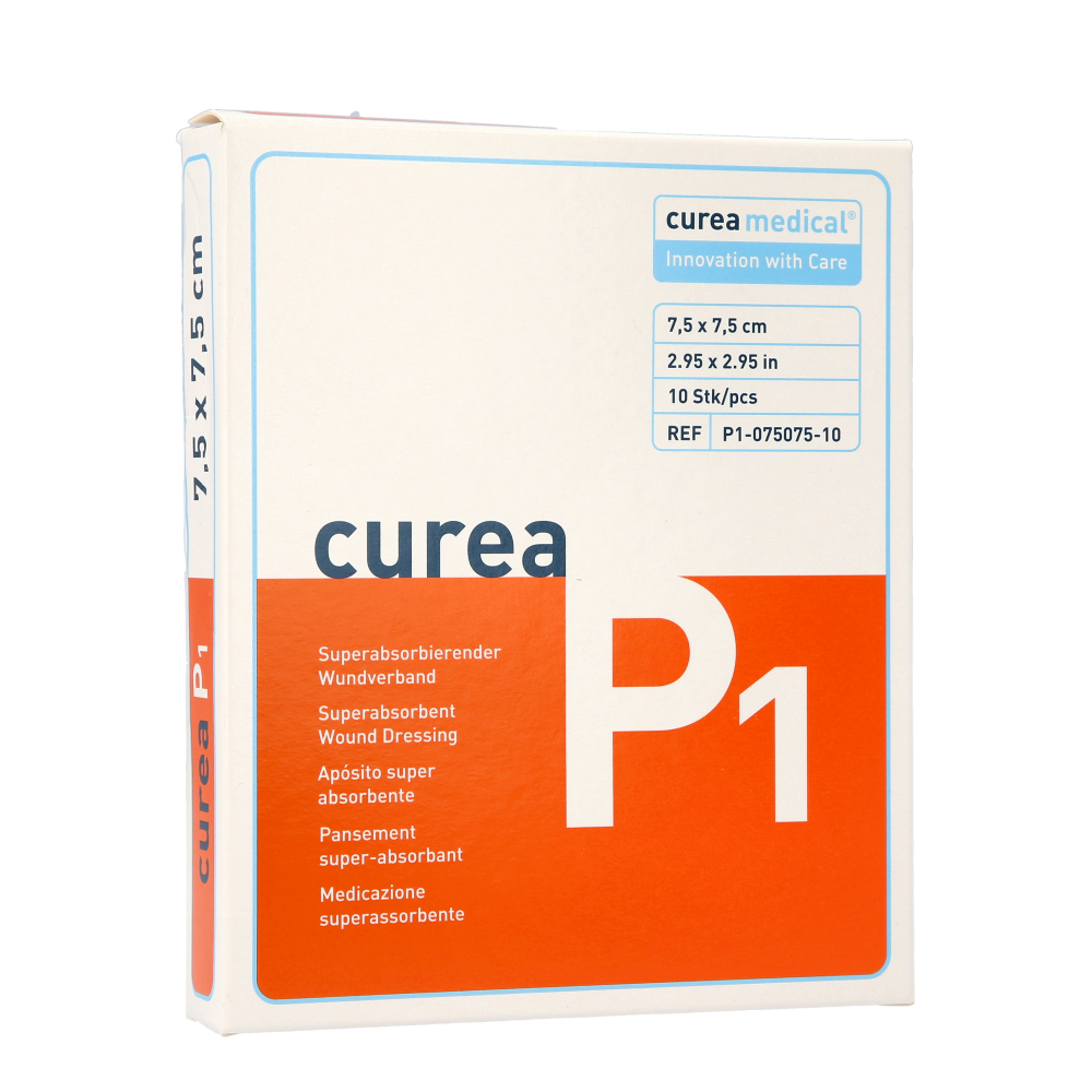 Curea P1 ABS Förband Superabsorberande 7,5 x 7,5cm / 10