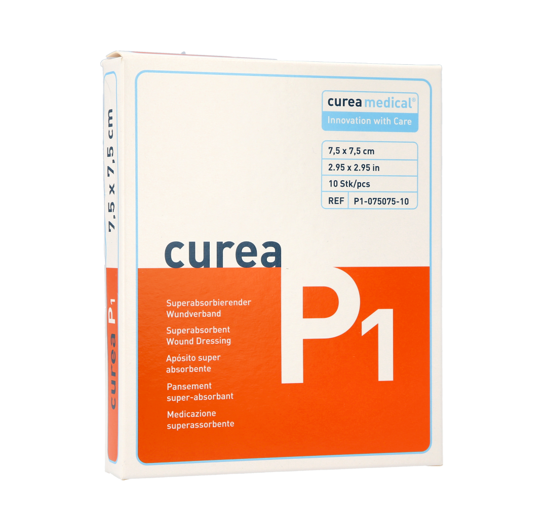 Curea P1 ABS Förband Superabsorberande 7,5 x 7,5cm / 10