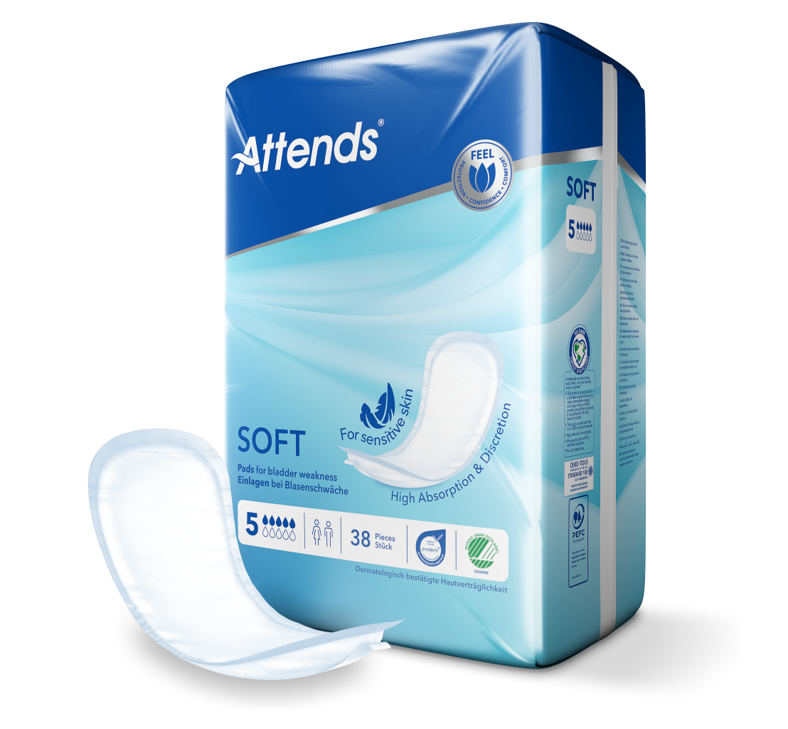 Inkontinensskydd Attends Soft 5 / 38