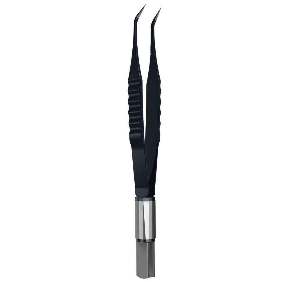 Diatermi Pincett bipolär 11cm böjd Nål spets