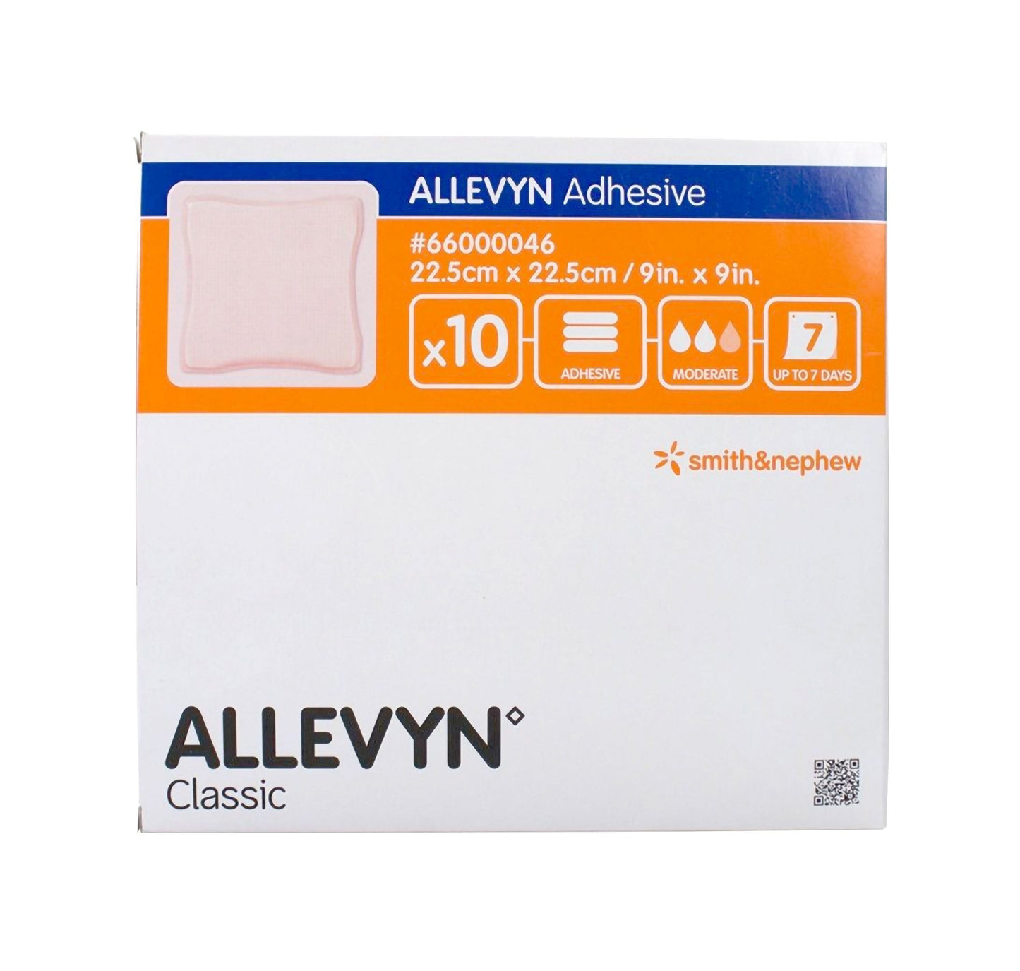Allevyn Adhesive 22,5 x 22,5cm / 10