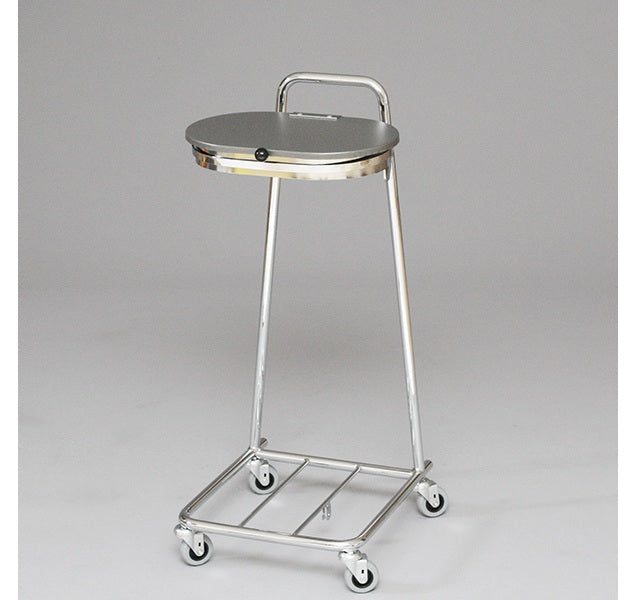 Säckhållare med klämring och pedal 30L 4-hjul