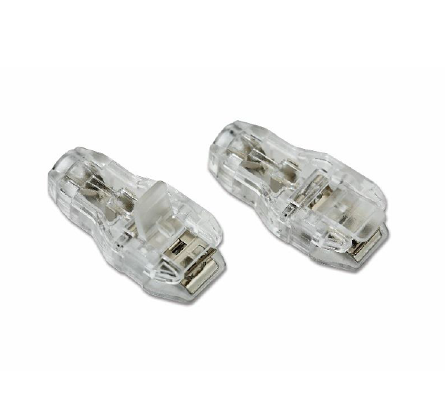 Adapter krokodilleklemme for EKG-elektroder Flik/knapp / 10